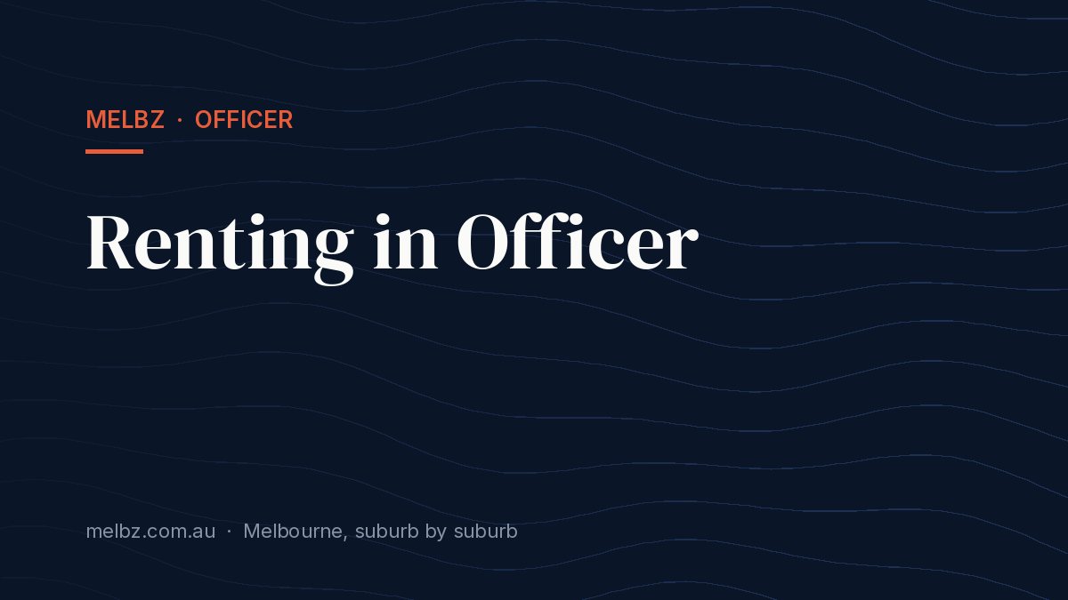 Title card: Renting in Officer
