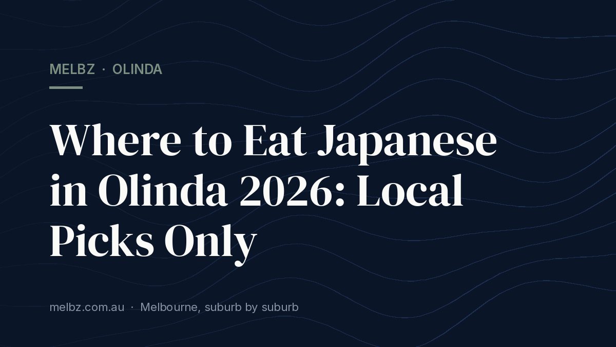 Title card: Where to Eat Japanese in Olinda 2026: Local Picks Only