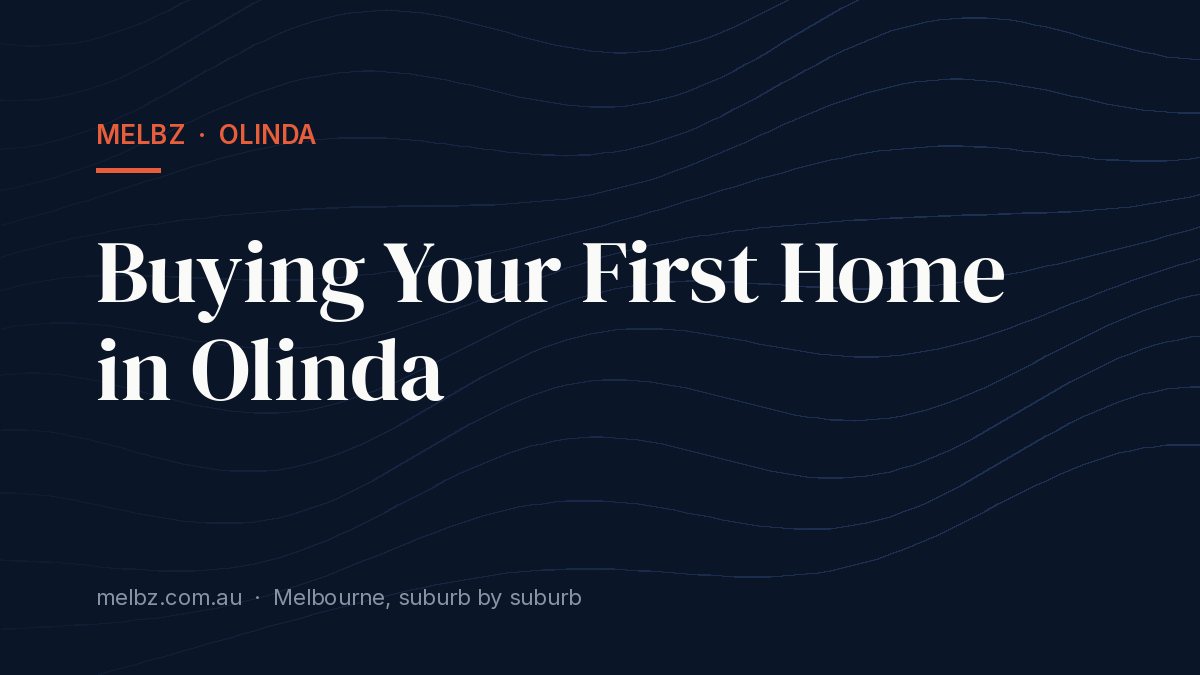 Title card: Buying Your First Home in Olinda