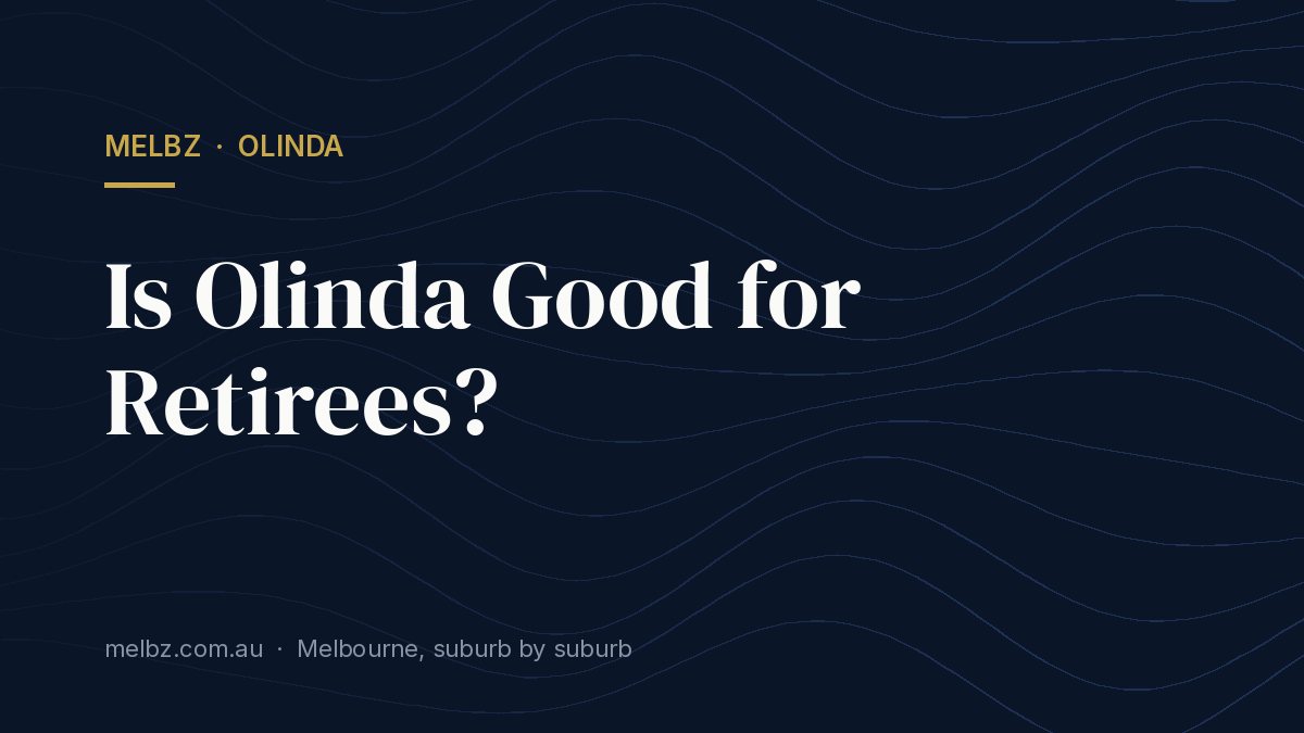 Title card: Is Olinda Good for Retirees?