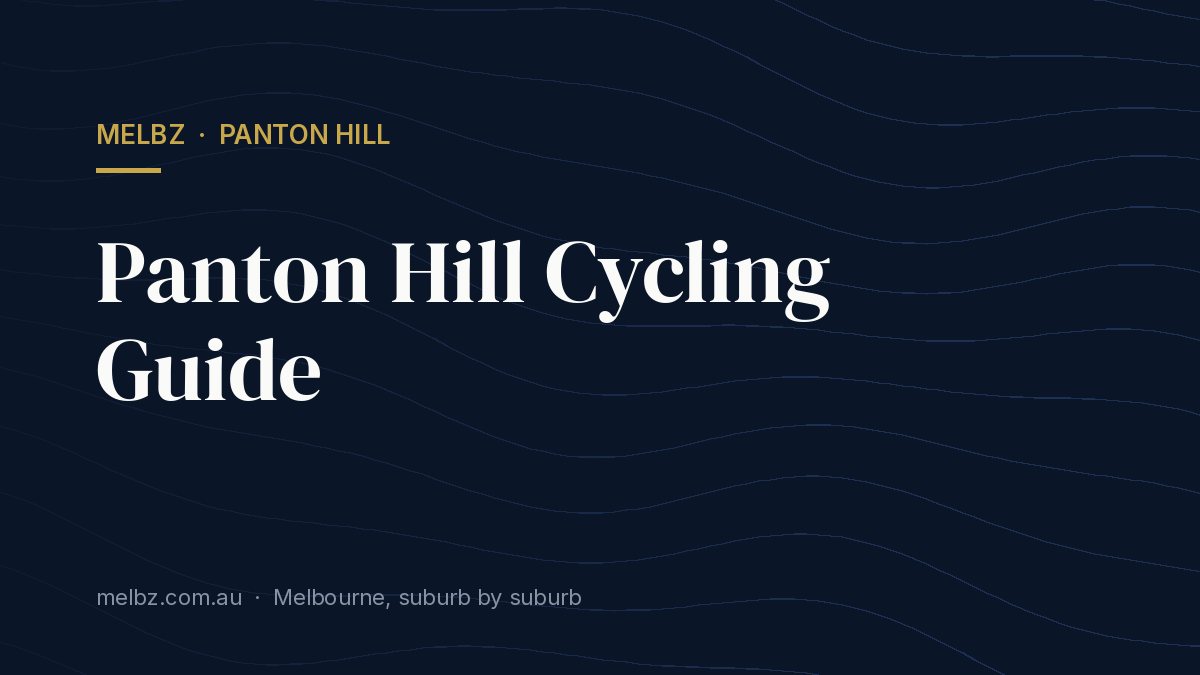 Title card: Panton Hill Cycling Guide