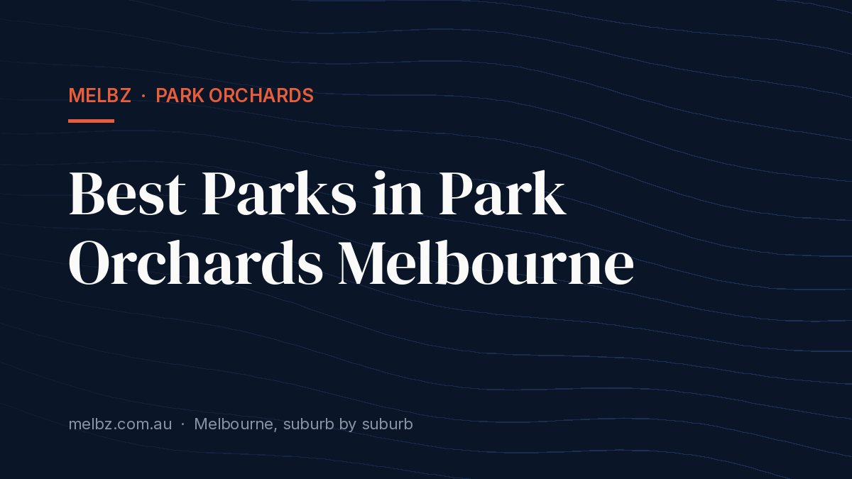 Title card: Best Parks in Park Orchards Melbourne