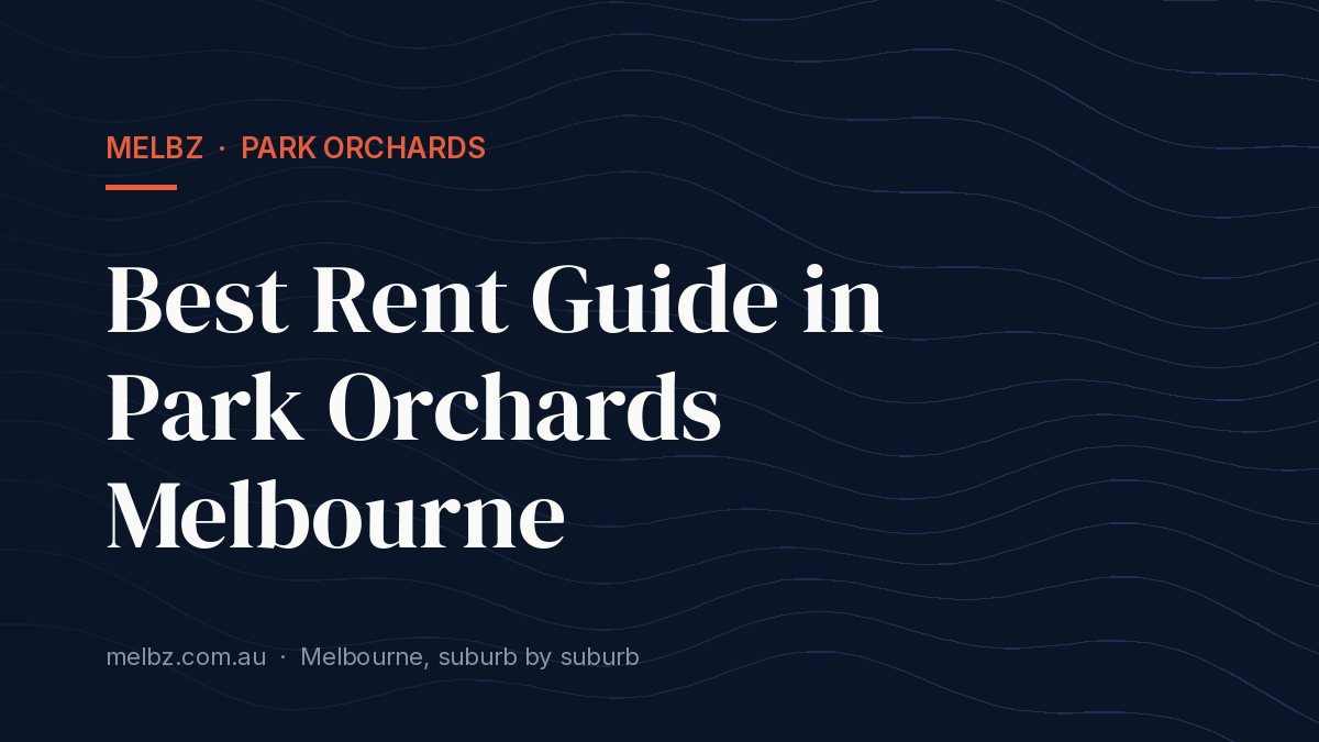Title card: Best Rent Guide in Park Orchards Melbourne