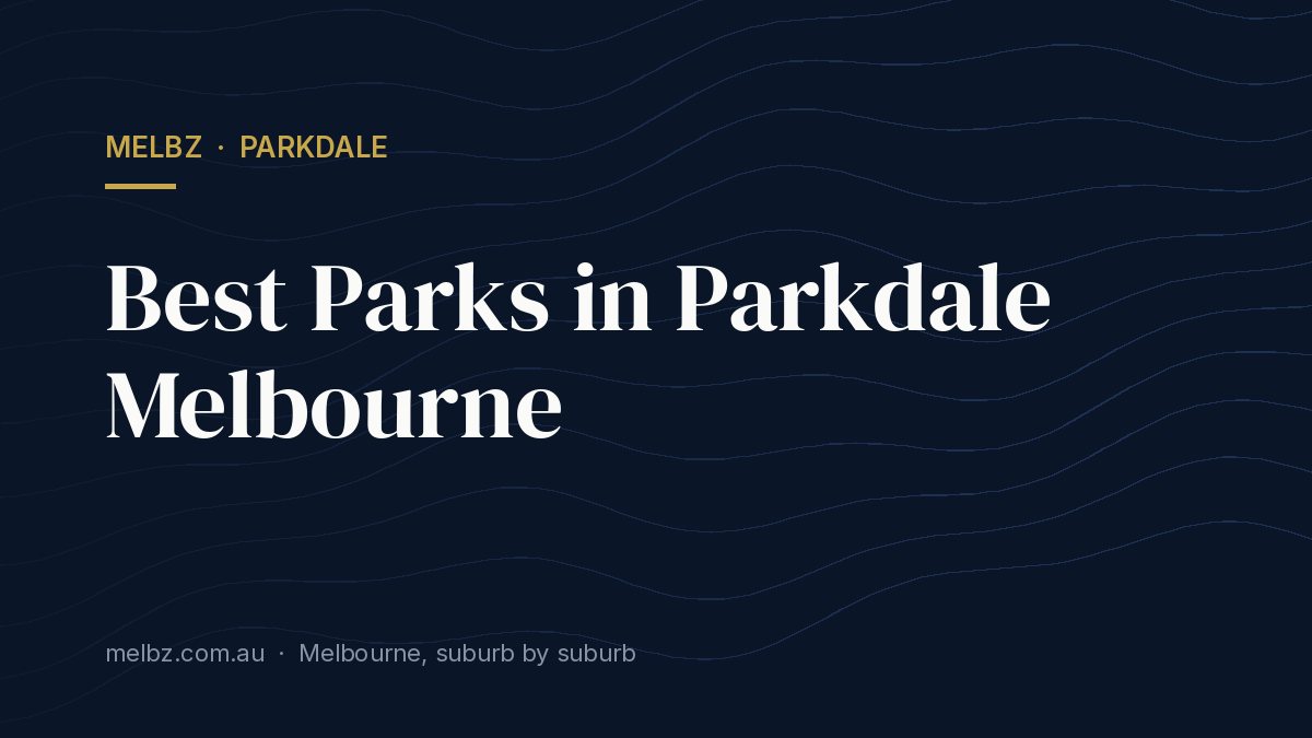 Title card: Best Parks in Parkdale Melbourne