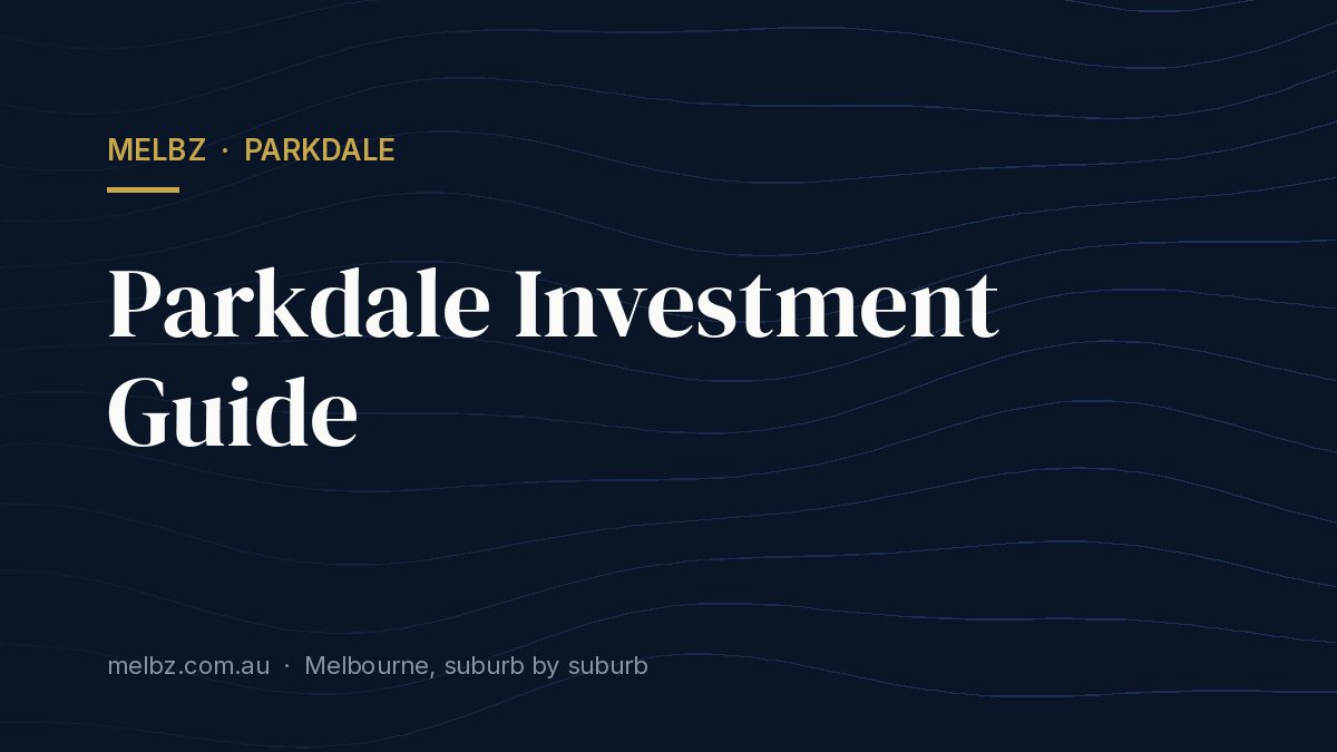Title card: Parkdale Investment Guide