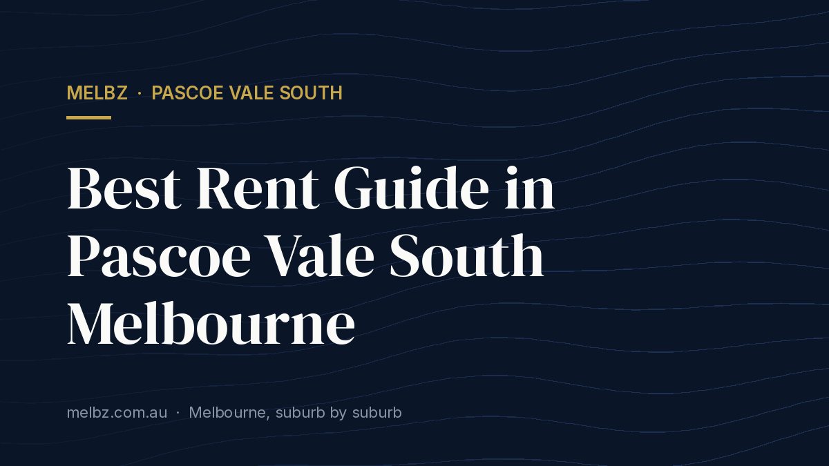 Title card: Best Rent Guide in Pascoe Vale South Melbourne