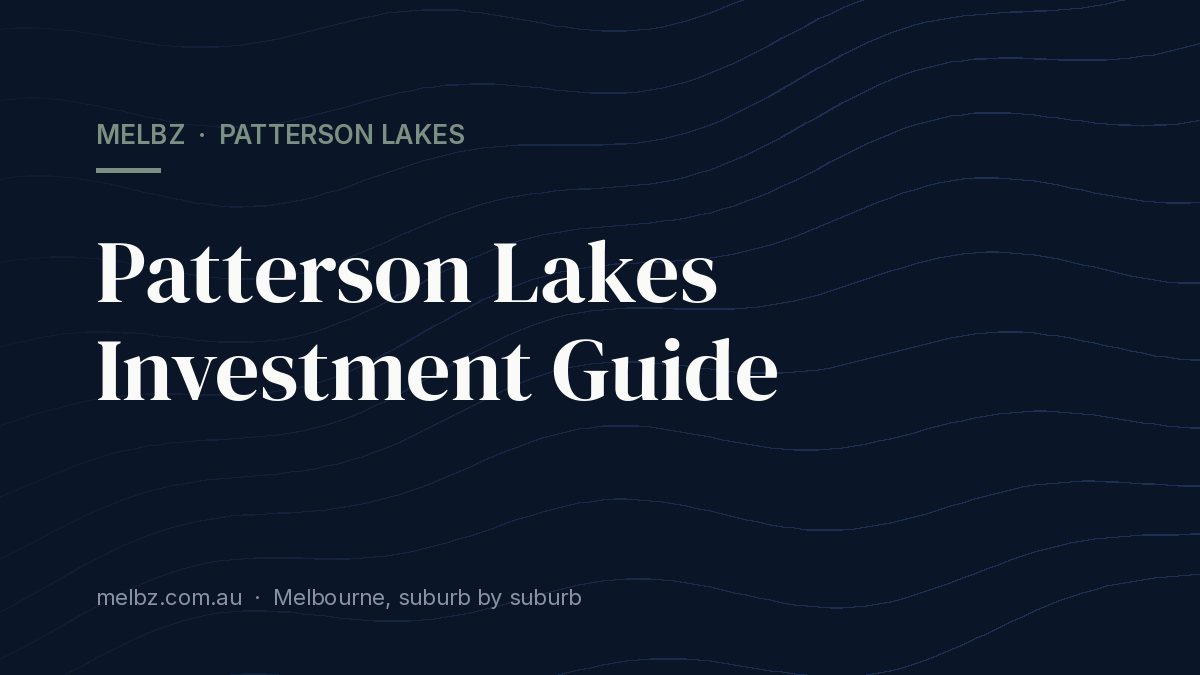 Title card: Patterson Lakes Investment Guide