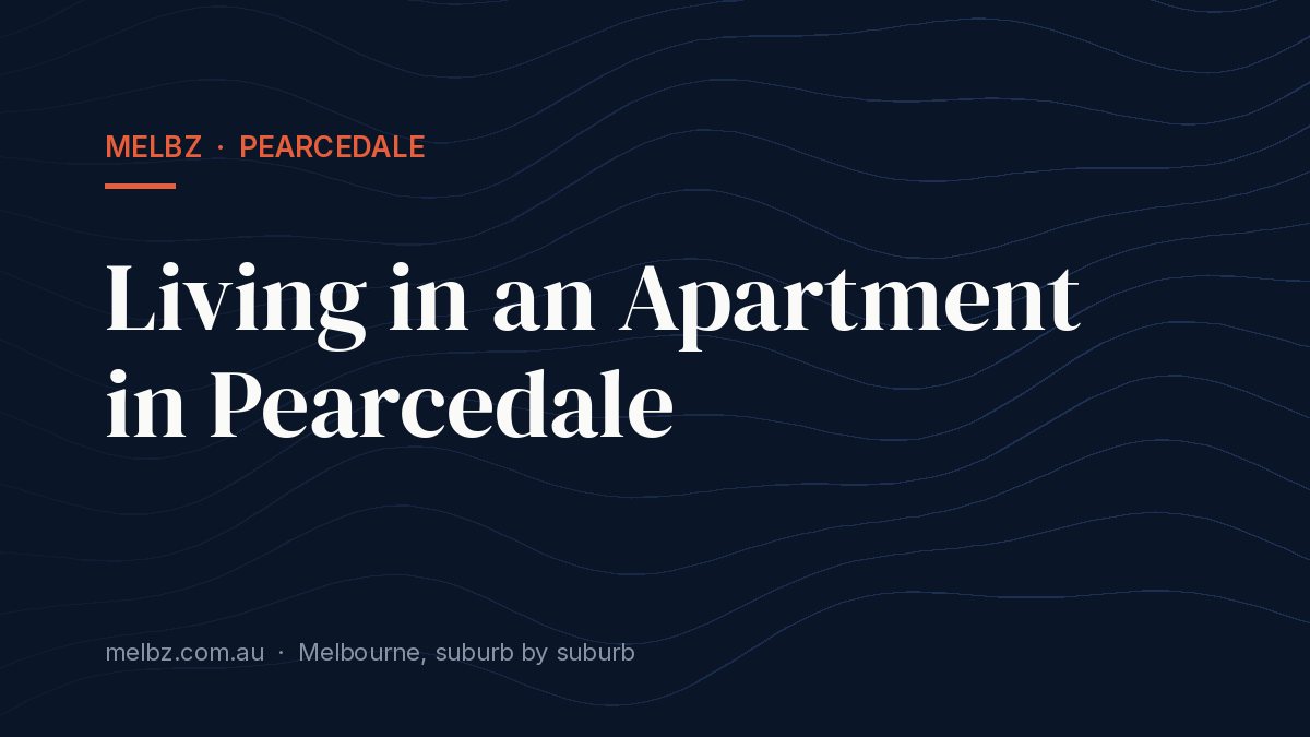 Title card: Living in an Apartment in Pearcedale