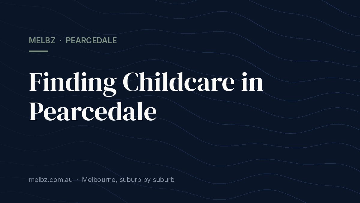 Title card: Finding Childcare in Pearcedale