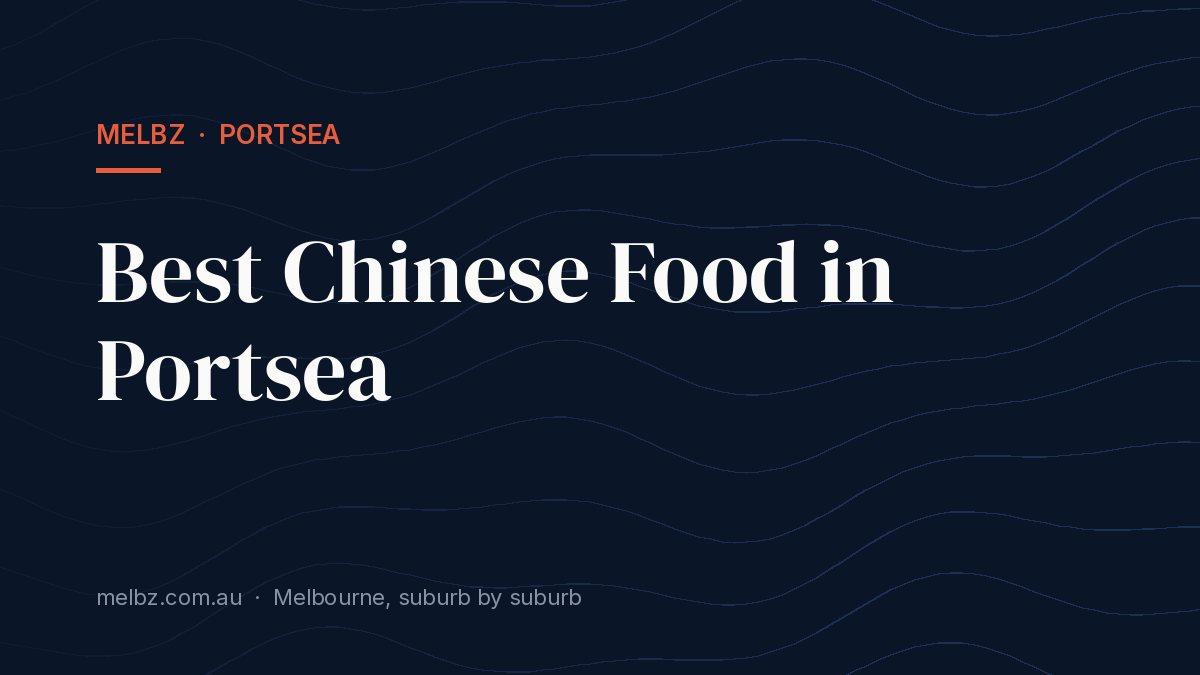 Title card: Best Chinese Food in Portsea