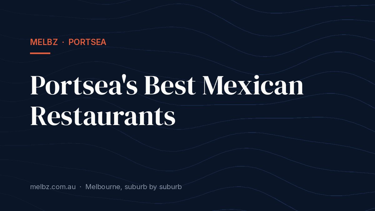 Title card: Portsea's Best Mexican Restaurants