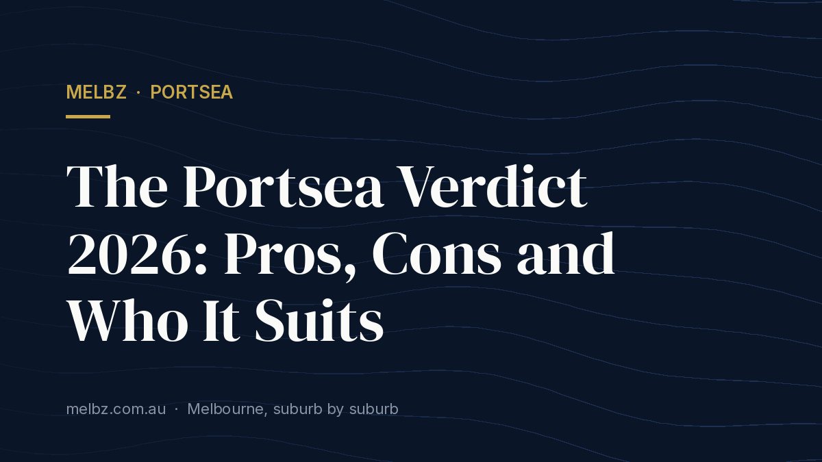 Title card: The Portsea Verdict 2026: Pros, Cons and Who It Suits