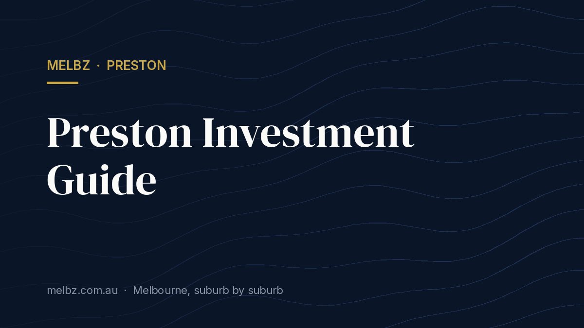 Title card: Preston Investment Guide