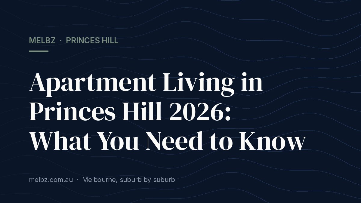 Title card: Apartment Living in Princes Hill 2026: What You Need to Know