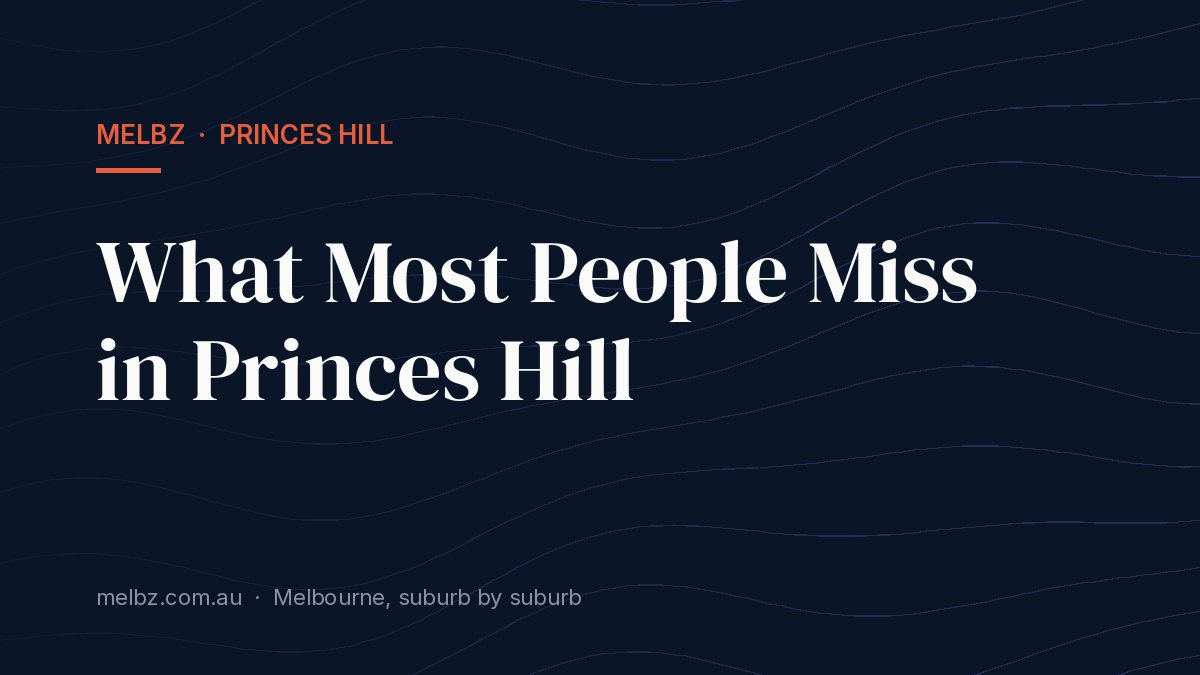 Title card: What Most People Miss in Princes Hill
