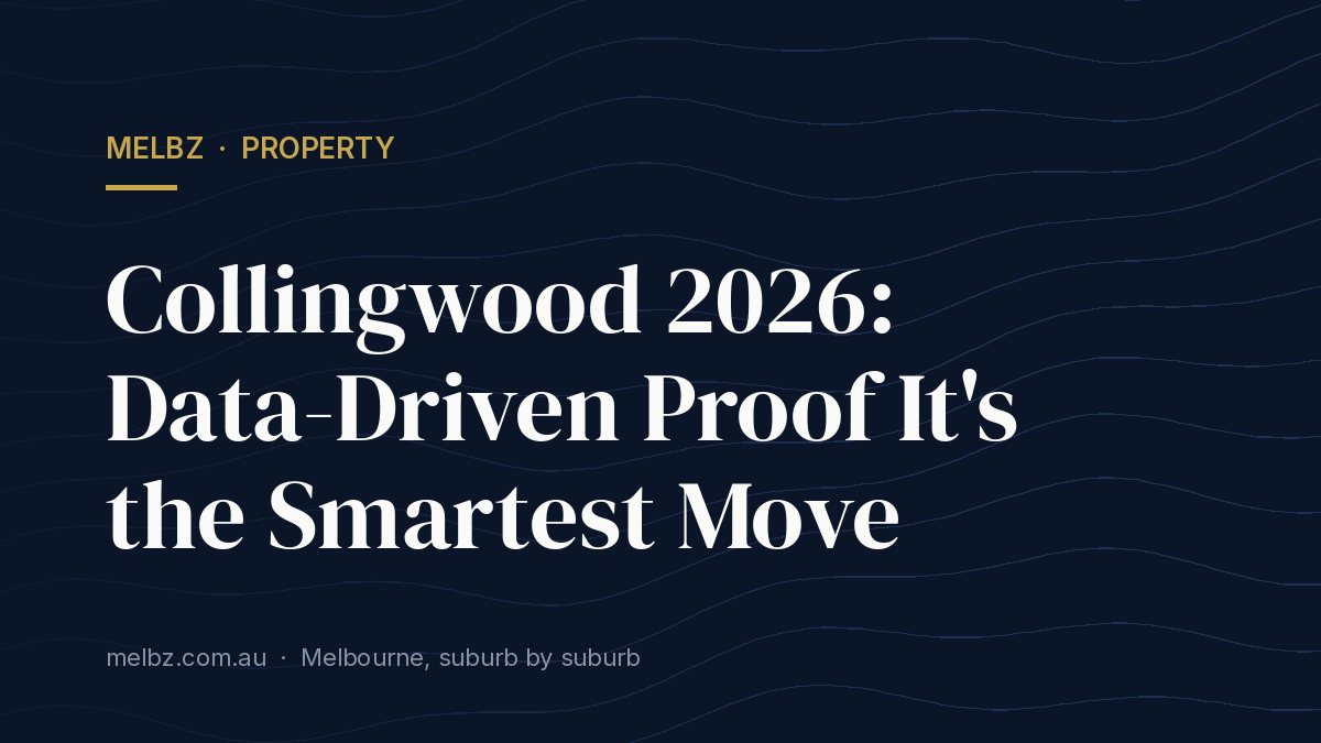 Title card: Collingwood 2026: Data-Driven Proof It's the Smartest Move