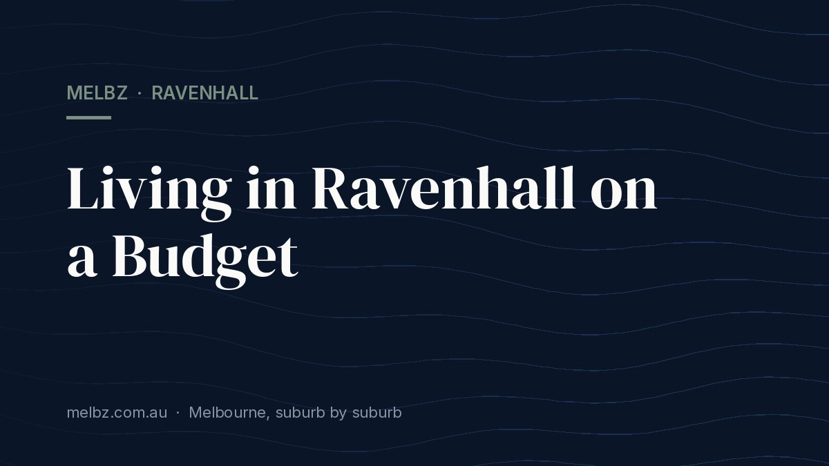 Title card: Living in Ravenhall on a Budget