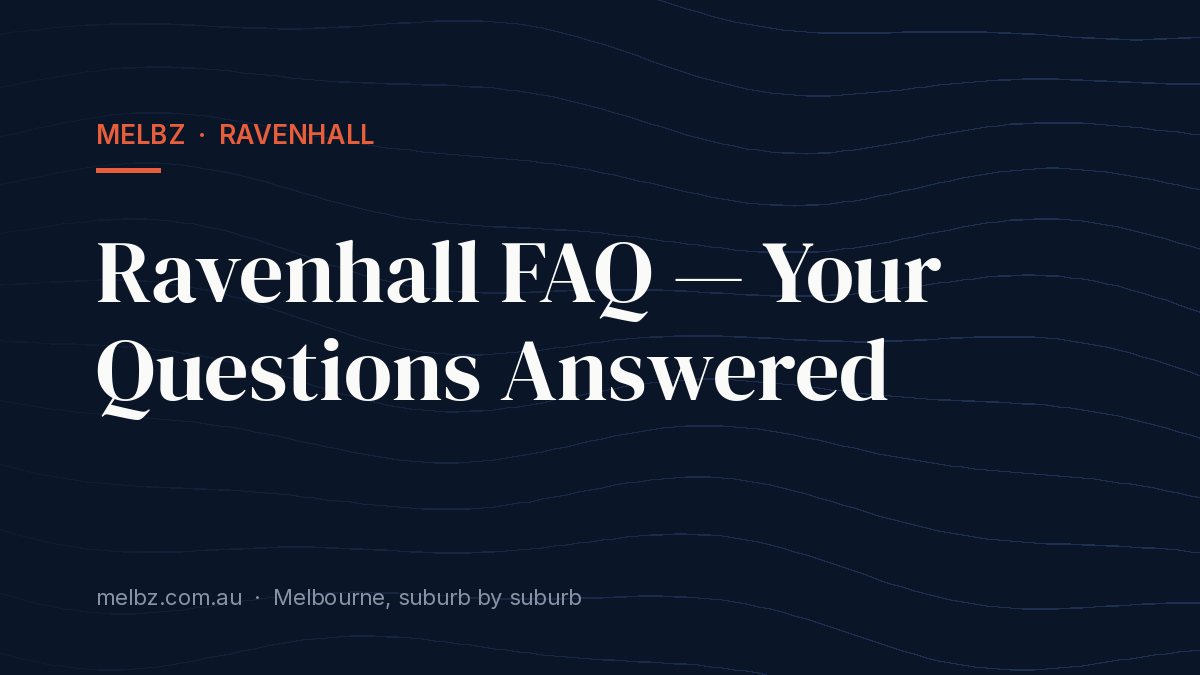 Title card: Ravenhall FAQ — Your Questions Answered