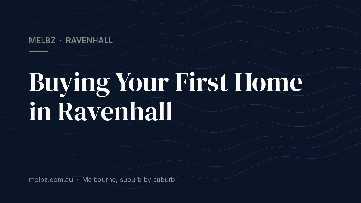Title card: Buying Your First Home in Ravenhall