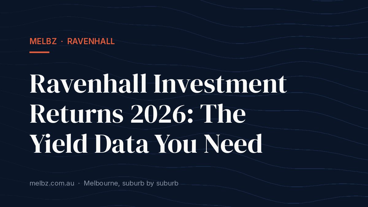 Title card: Ravenhall Investment Returns 2026: The Yield Data You Need