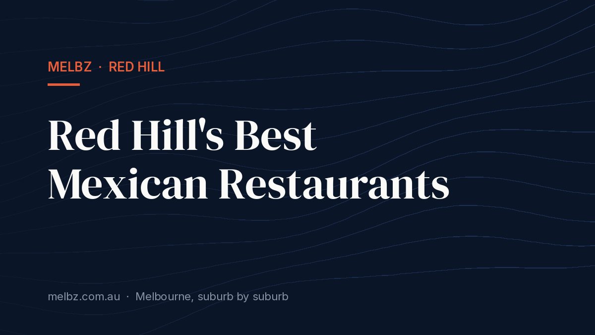 Title card: Red Hill's Best Mexican Restaurants