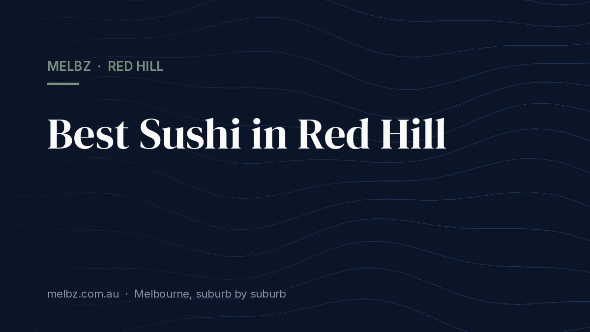 Title card: Best Sushi in Red Hill