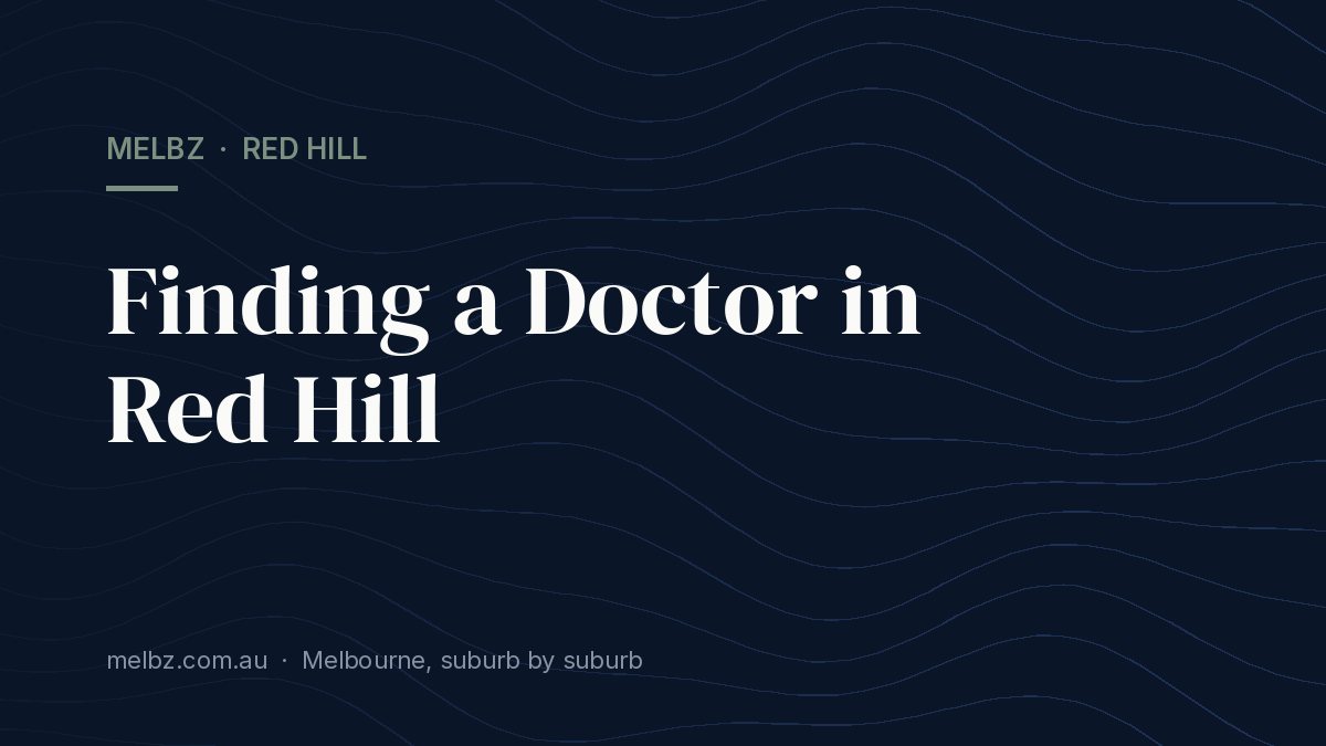 Title card: Finding a Doctor in Red Hill