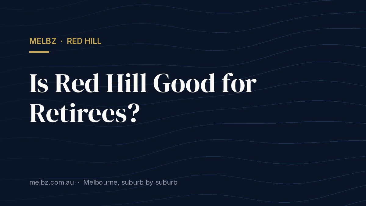Title card: Is Red Hill Good for Retirees?