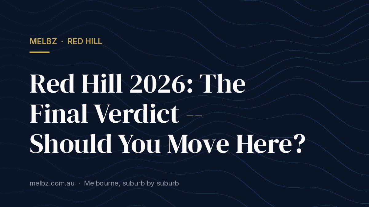 Title card: Red Hill 2026: The Final Verdict -- Should You Move Here?