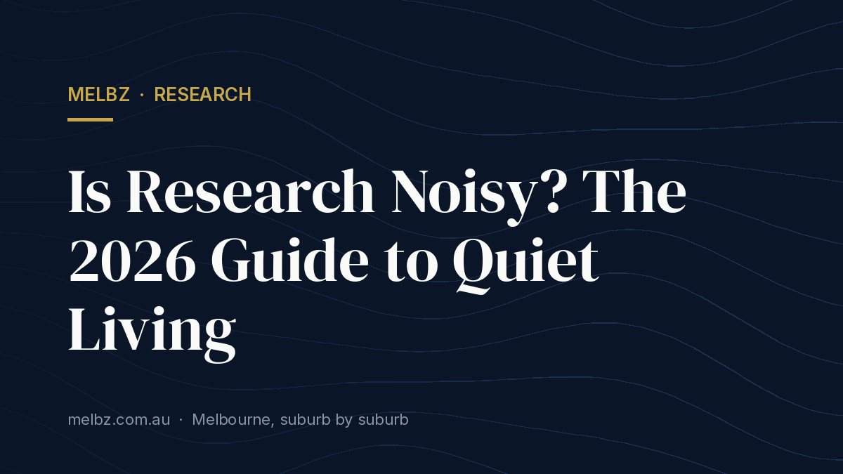 Title card: Is Research Noisy? The 2026 Guide to Quiet Living
