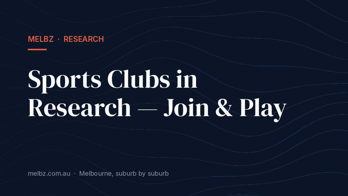 Title card: Sports Clubs in Research — Join & Play