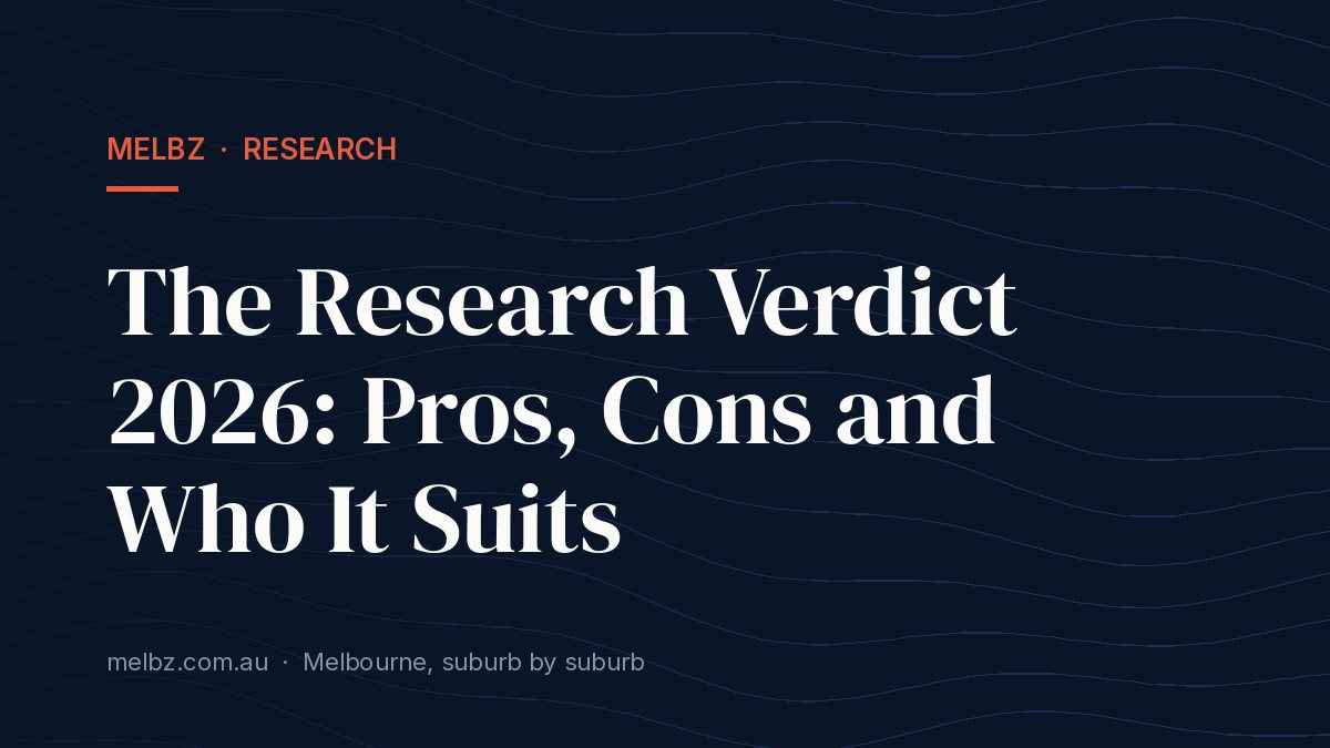 Title card: The Research Verdict 2026: Pros, Cons and Who It Suits