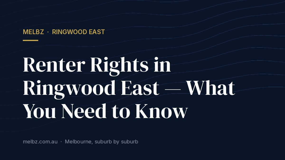 Title card: Renter Rights in Ringwood East — What You Need to Know