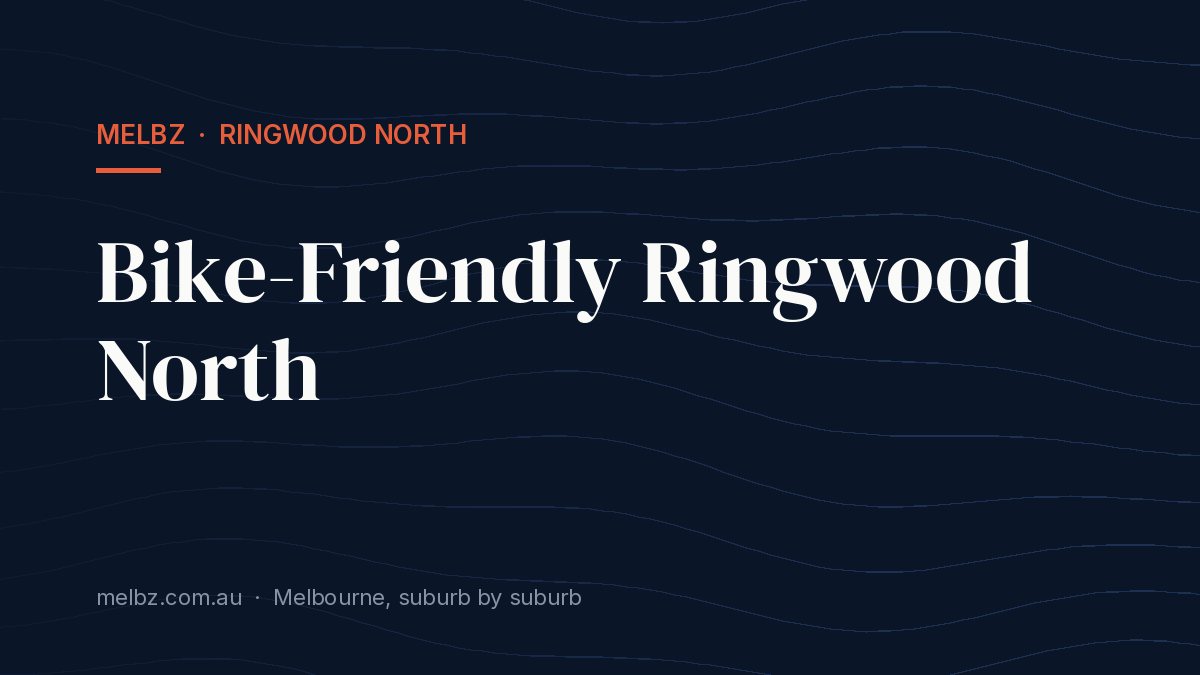 Title card: Bike-Friendly Ringwood North