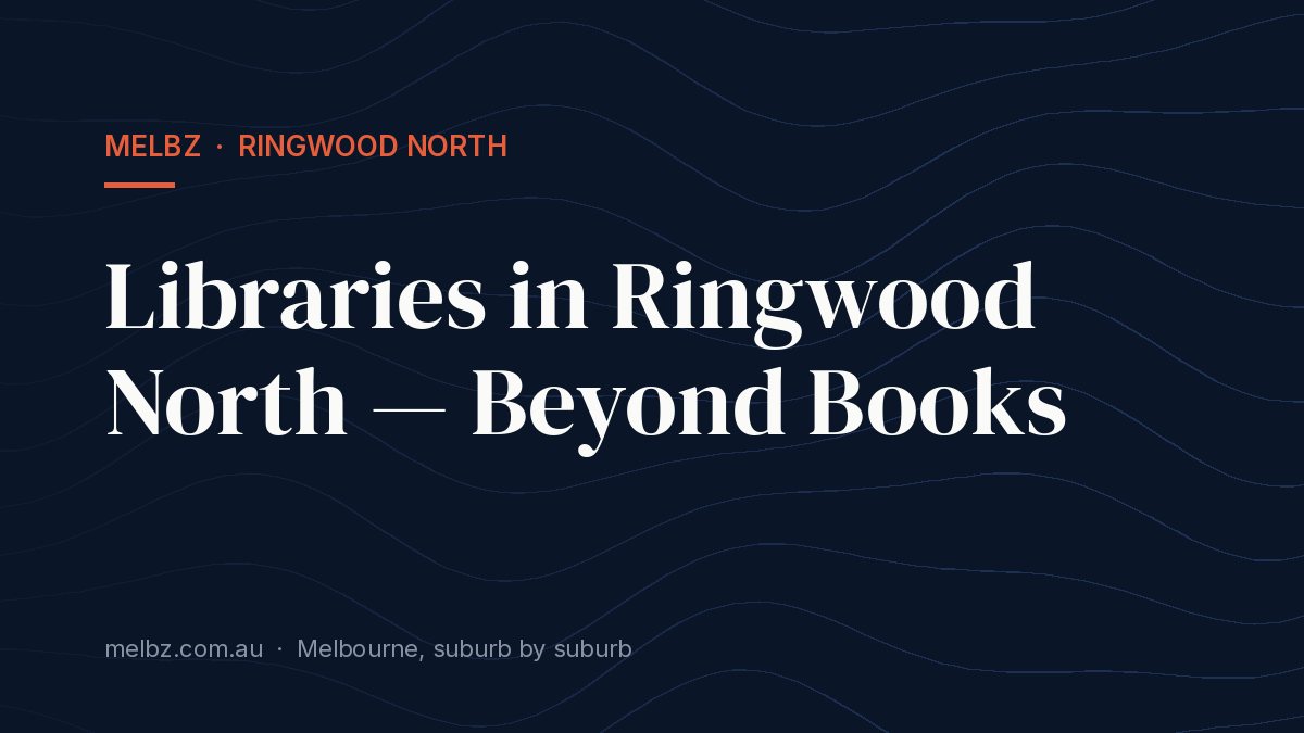 Title card: Libraries in Ringwood North — Beyond Books