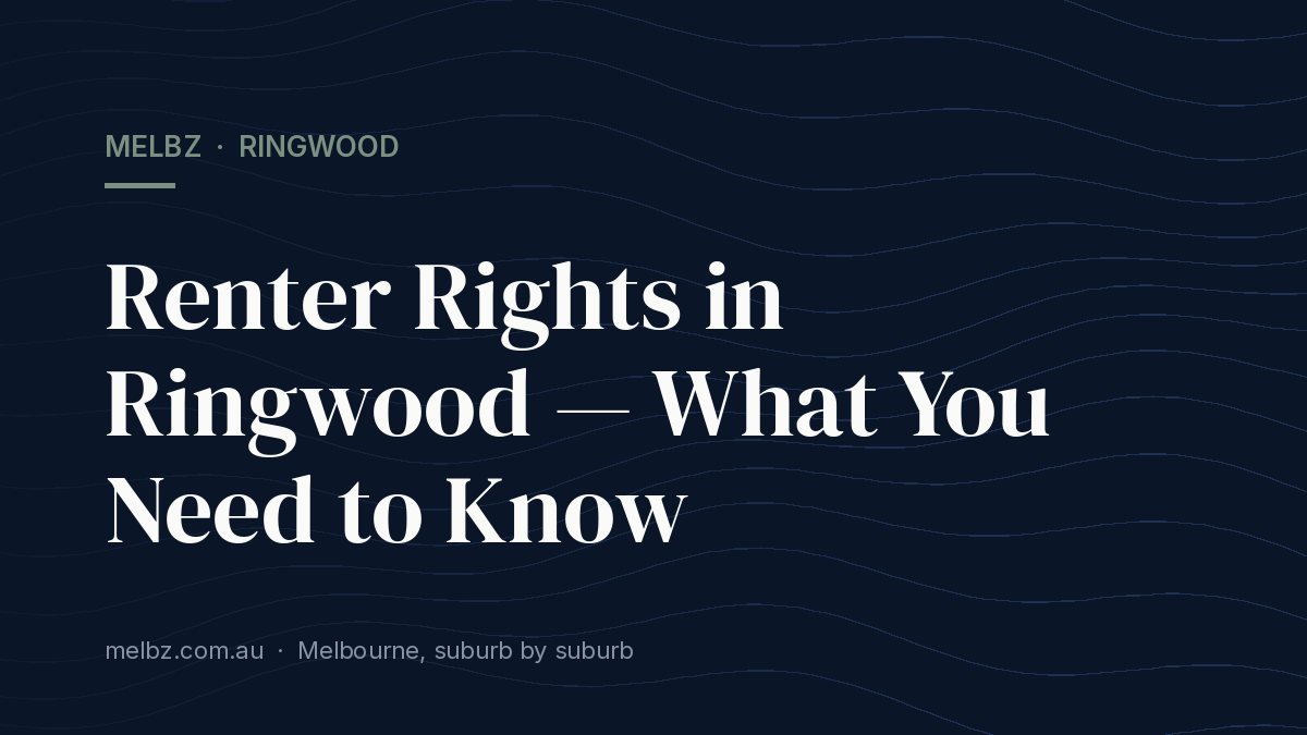Title card: Renter Rights in Ringwood — What You Need to Know