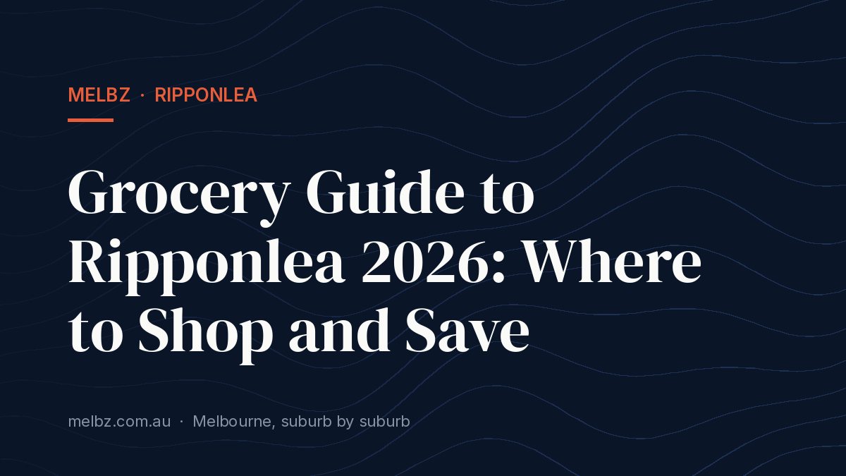 Title card: Grocery Guide to Ripponlea 2026: Where to Shop and Save