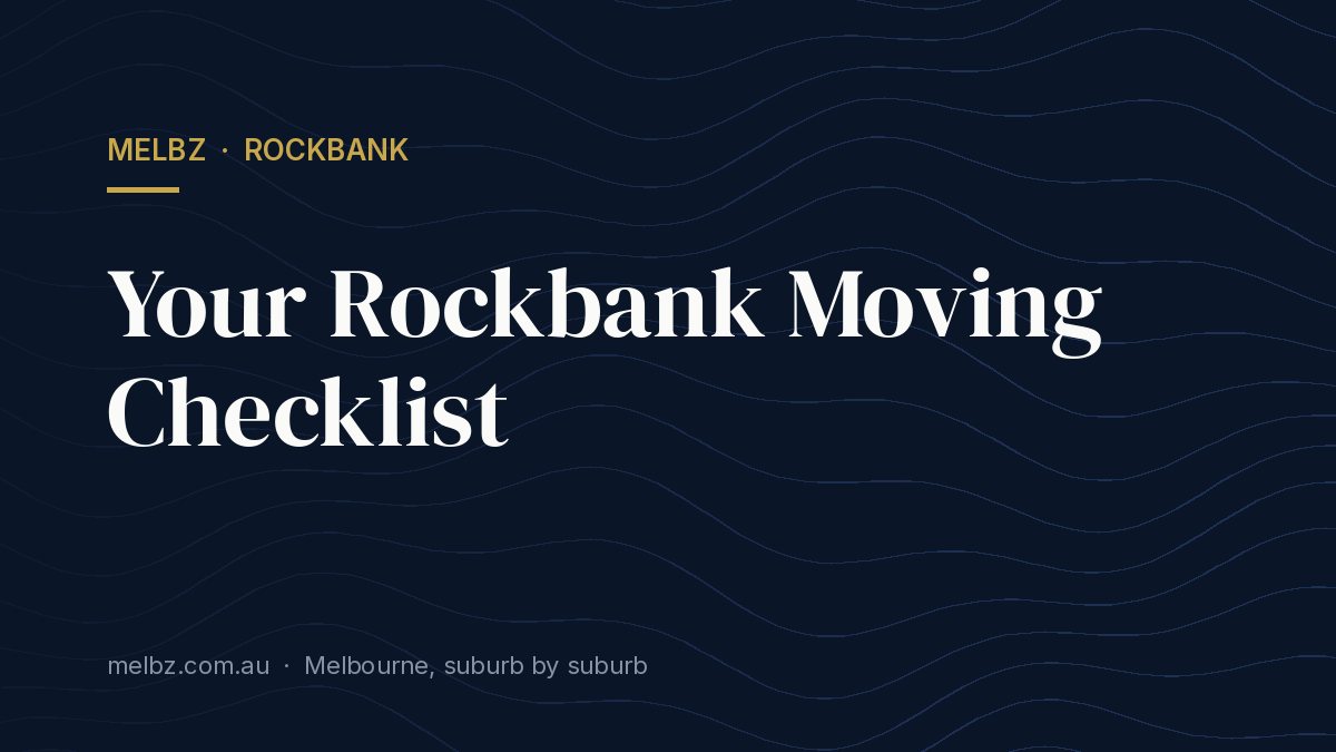 Title card: Your Rockbank Moving Checklist