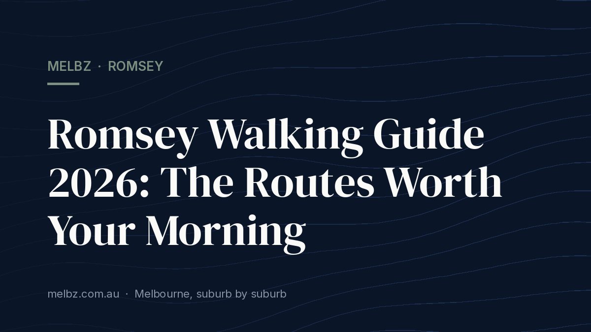 Title card: Romsey Walking Guide 2026: The Routes Worth Your Morning