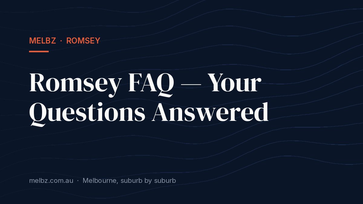 Title card: Romsey FAQ — Your Questions Answered
