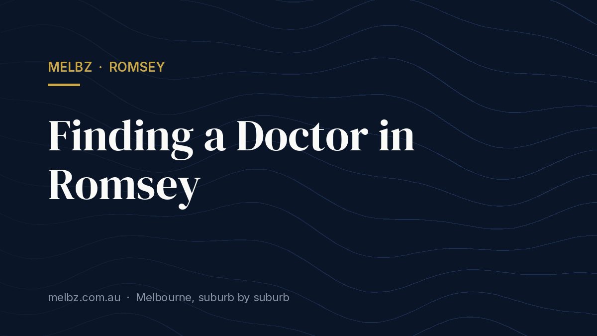 Title card: Finding a Doctor in Romsey