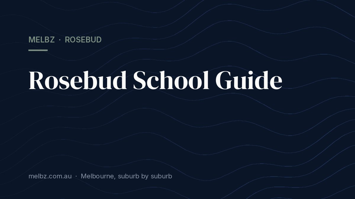 Title card: Rosebud School Guide