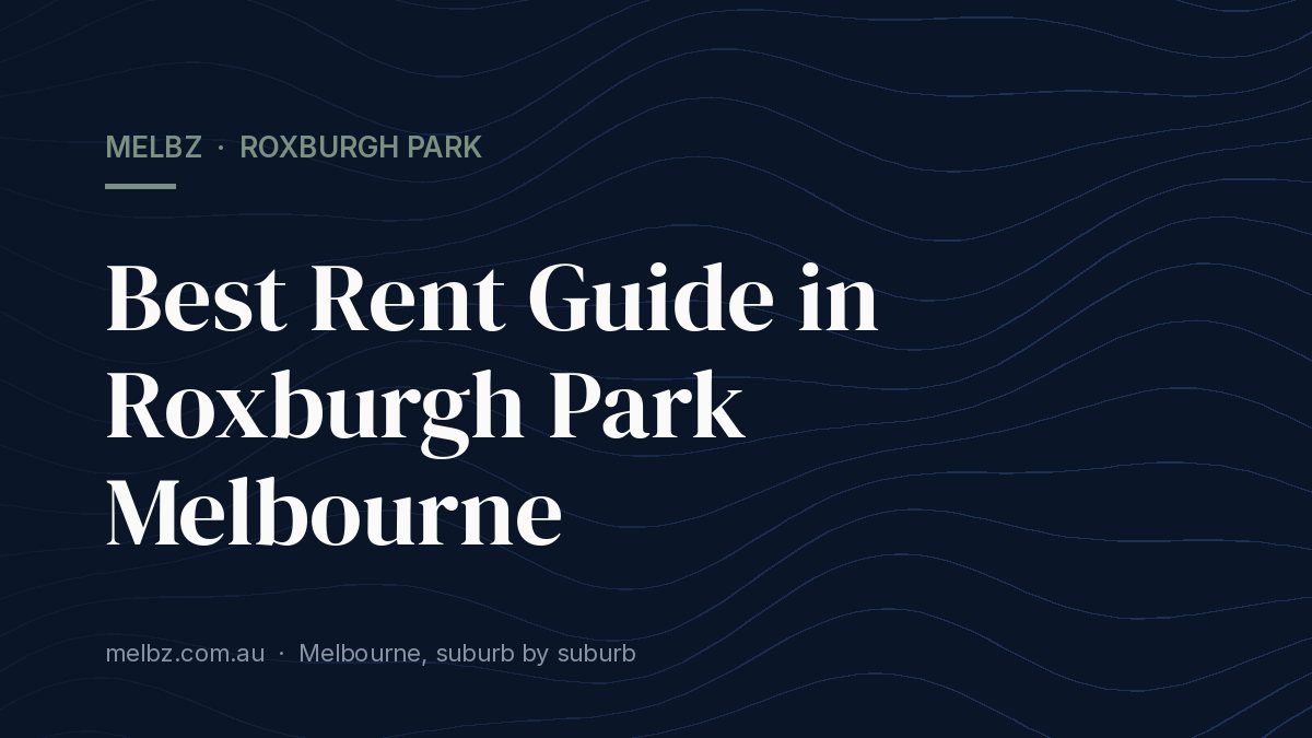 Title card: Best Rent Guide in Roxburgh Park Melbourne