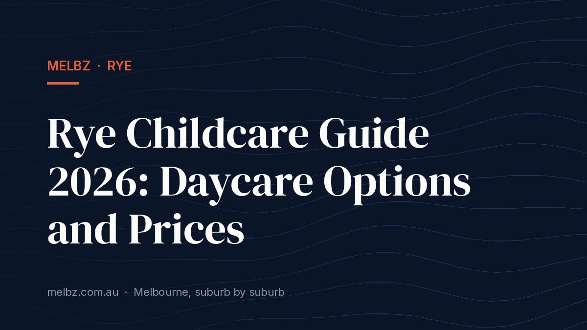 Title card: Rye Childcare Guide 2026: Daycare Options and Prices