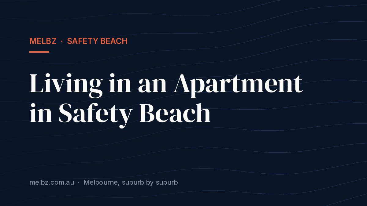 Title card: Living in an Apartment in Safety Beach