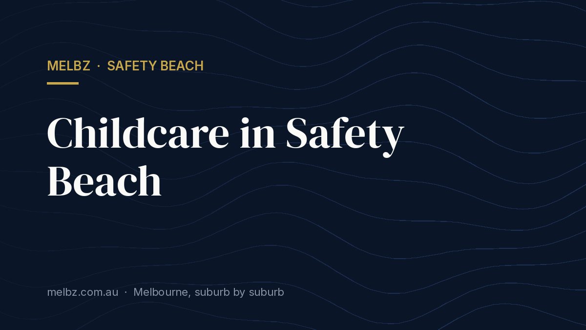 Title card: Childcare in Safety Beach