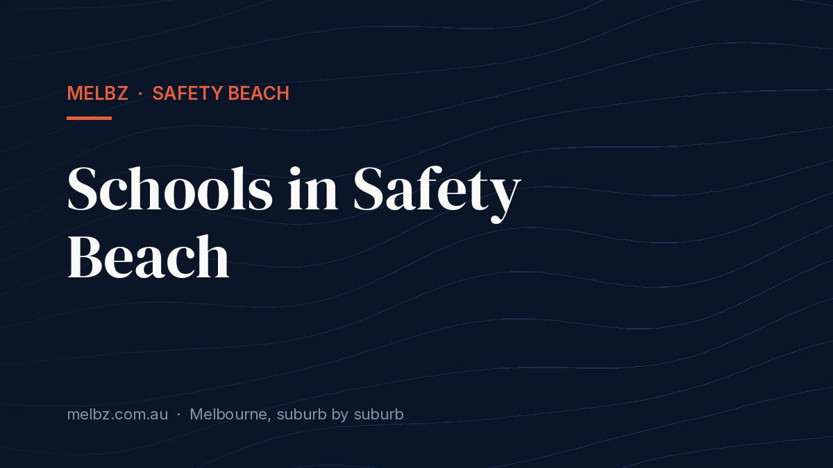 Title card: Schools in Safety Beach