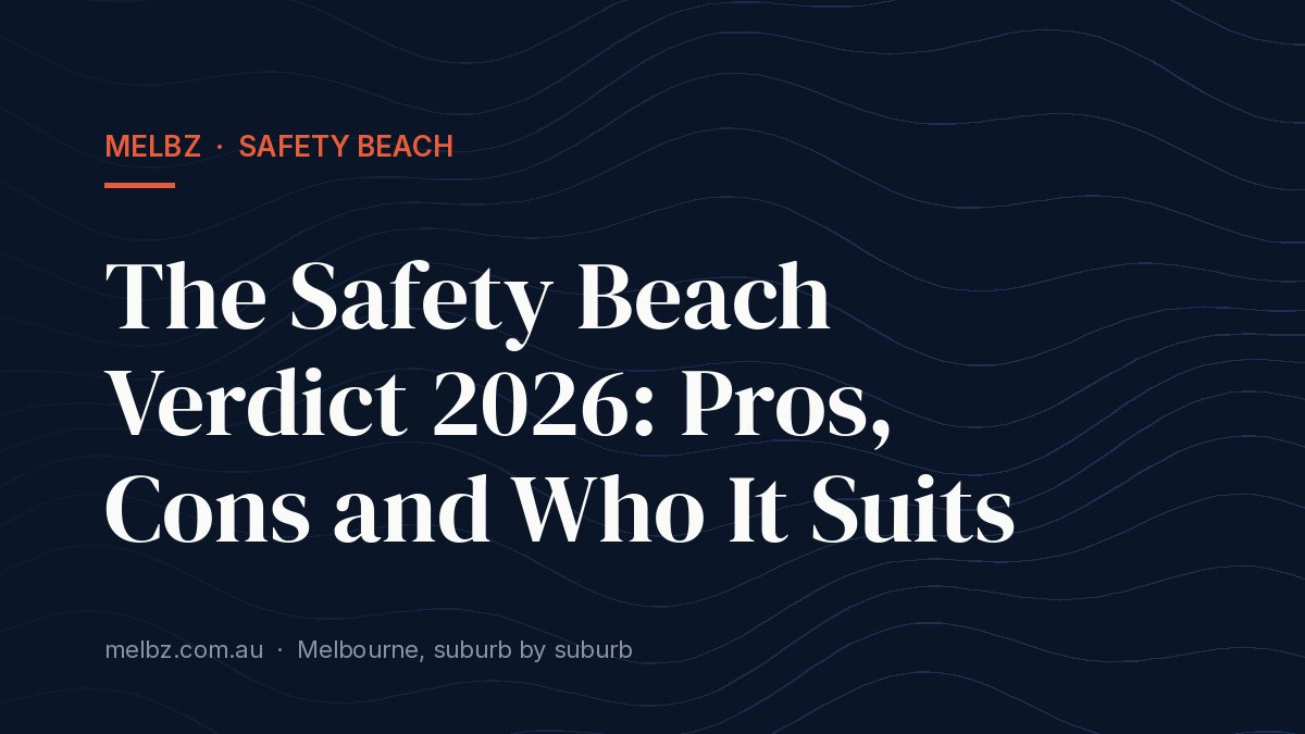 Title card: The Safety Beach Verdict 2026: Pros, Cons and Who It Suits
