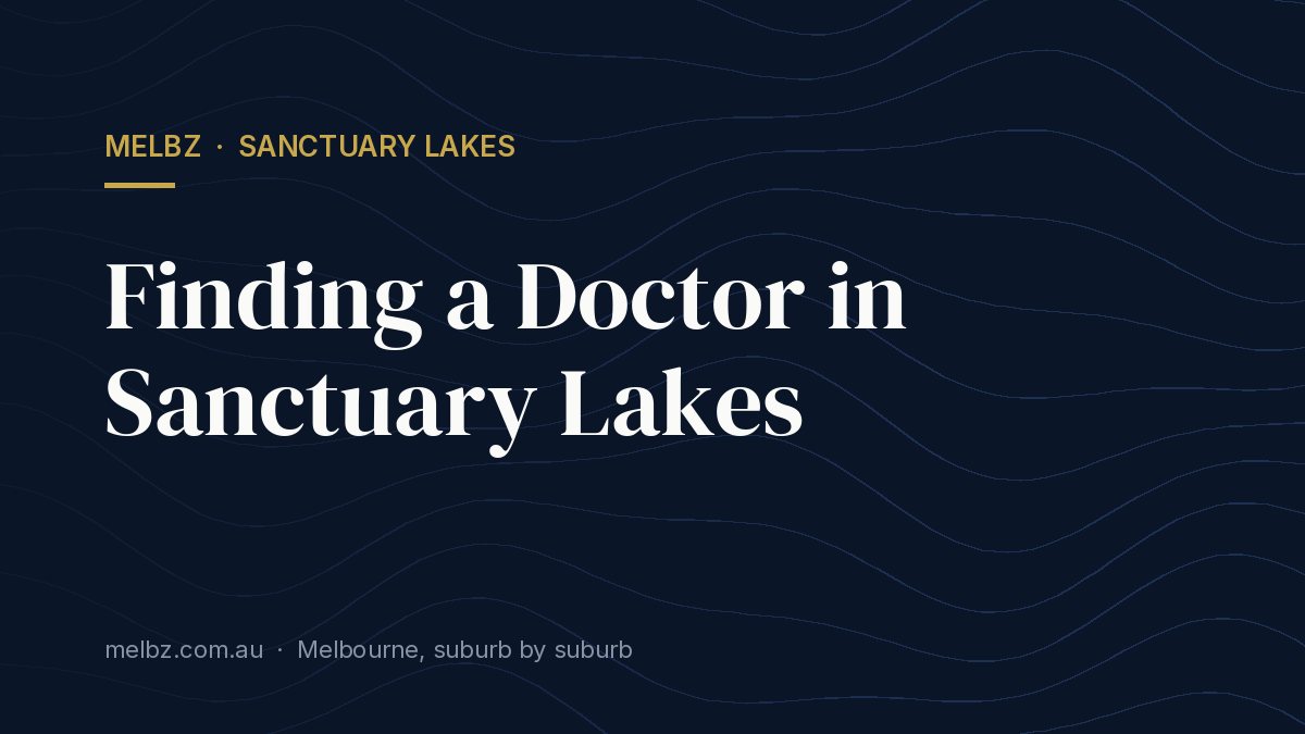 Title card: Finding a Doctor in Sanctuary Lakes