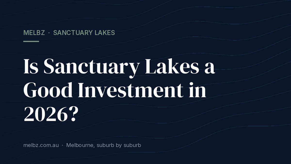 Title card: Is Sanctuary Lakes a Good Investment in 2026?